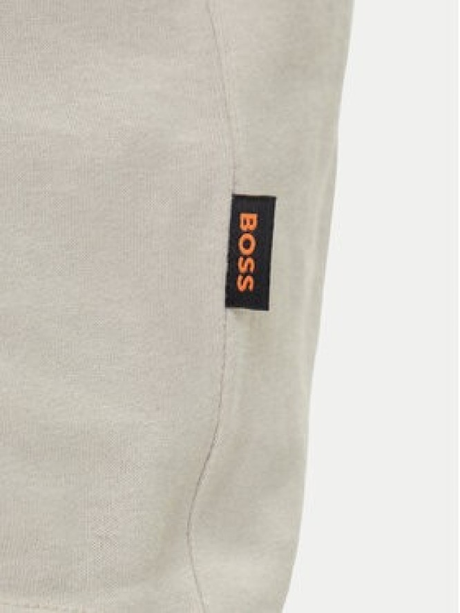 BOSS T-Shirt Te_Voyage 50546370 Beżowy Relaxed Fit