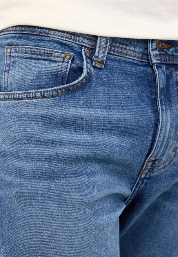 Męskie Spodnie Jeansowe MUSTANG Orlando Slim Denim Blue 1014860 5000 884