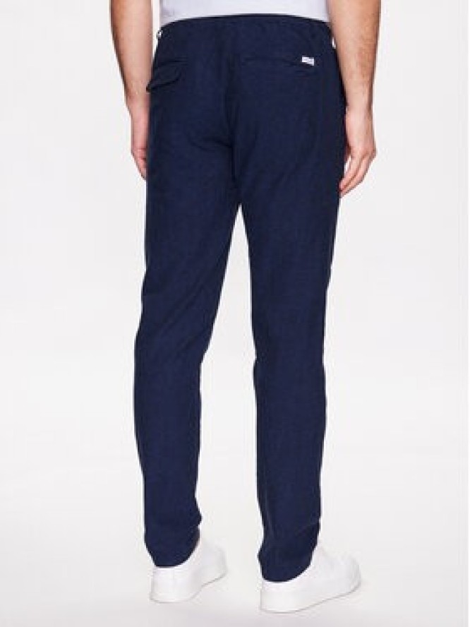 Lindbergh Spodnie materiałowe 30-008003 Niebieski Tapered Fit