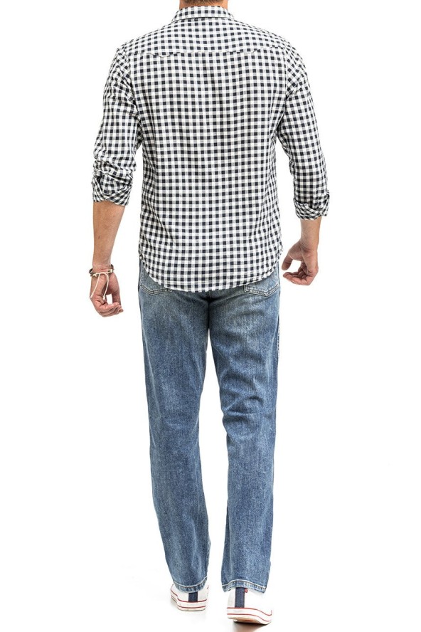 WRANGLER TEXAS MĘSKIE SPODNIE JEANSOWE AUTH INDIG W1215915Q 112324513