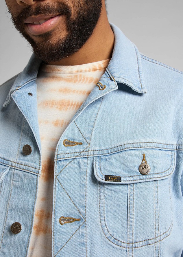 LEE RIDER JACKET MĘSKA KURTKA JEANSOWA LIGHT ALTON L89ZOWJU 112145653