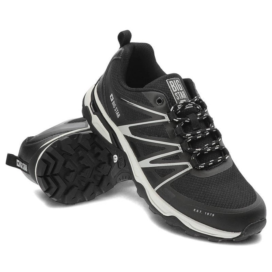 Czarne Trekkingi Big Star Wygodne Buty Męskie
