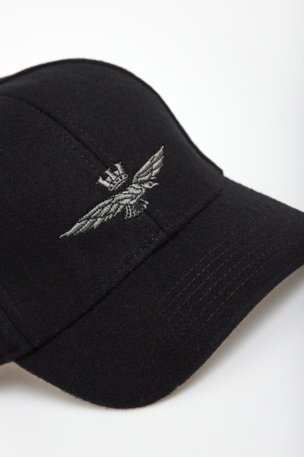 Czapka z daszkiem męska wełniana AERONAUTICA MILITARE