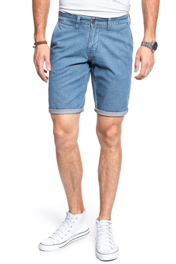 SPODENKI MUSTANG Classic Chino Short Denim Blue 1007751 5000 310