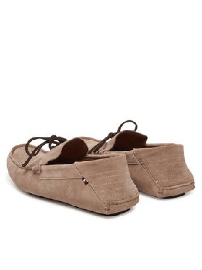 Tommy Hilfiger Mokasyny Hilfiger Folded Suede Driver FM0FM05385 Beżowy