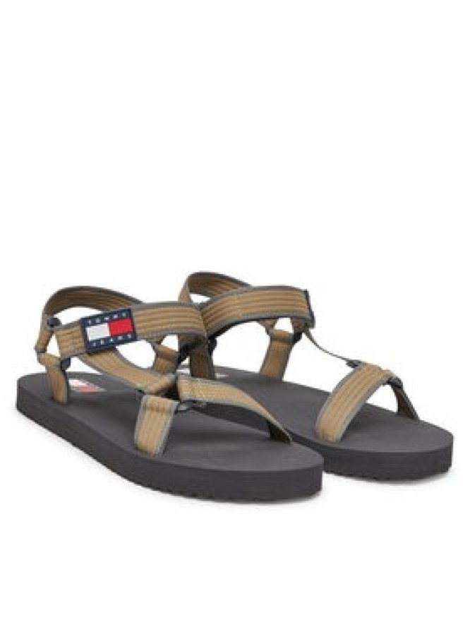 Tommy Jeans Sandały Tjm Casual Sandal EM0EM01563 Brązowy