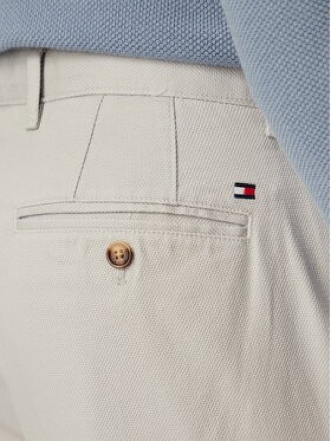 Tommy Hilfiger Chinosy Denton MW0MW43151 Szary jasny Regular Fit