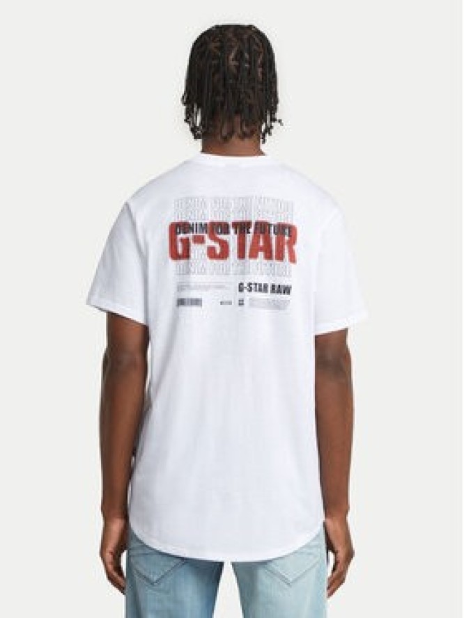 G-Star Raw T-Shirt Lash Back D26043-C372 Zielony Relaxed Fit