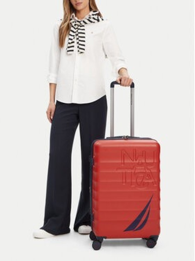 Nautica Walizka średnia NTC-KS-004-07-M Czerwony