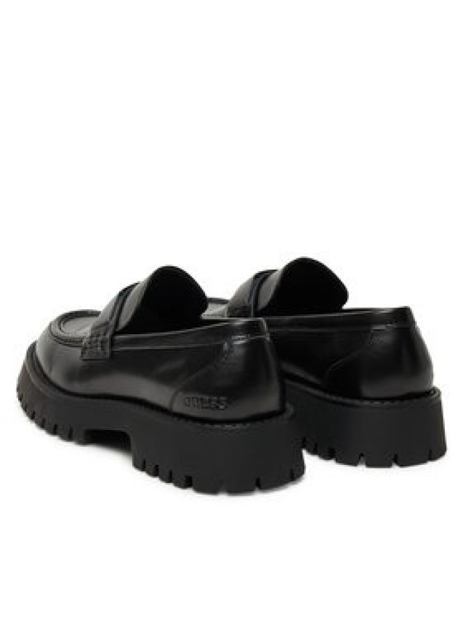 Guess Loafersy FMTGOR LEA14 Czarny