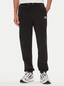 Alpha Industries Spodnie dresowe 156370 Czarny Regular Fit