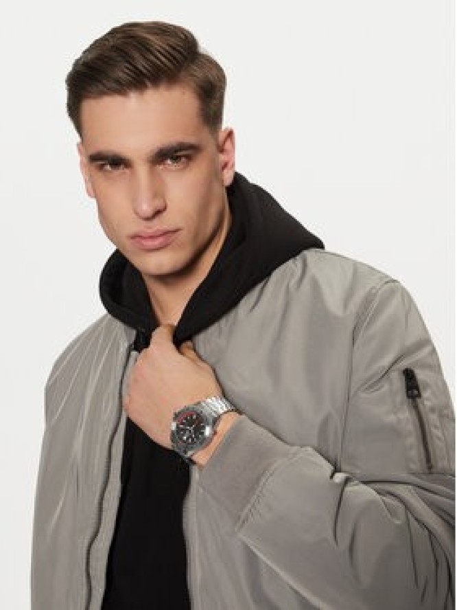 Timex Zegarek TW2V41800 Srebrny