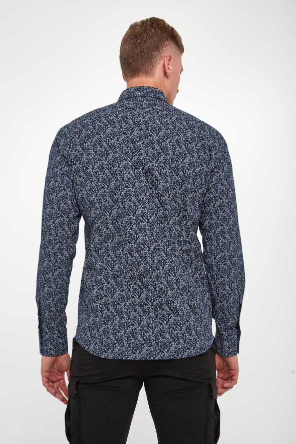 Koszula męska z wzorem KARL LAGERFELD