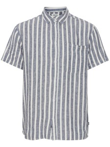 Solid Koszula 21107688 Niebieski Regular Fit