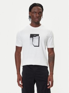 BOSS T-Shirt Te_Brokenice 50554640 Biały Regular Fit