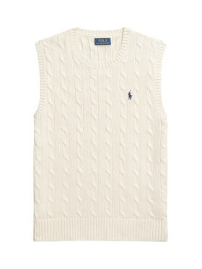 Polo Ralph Lauren Sweter 710979113003 Écru Regular Fit