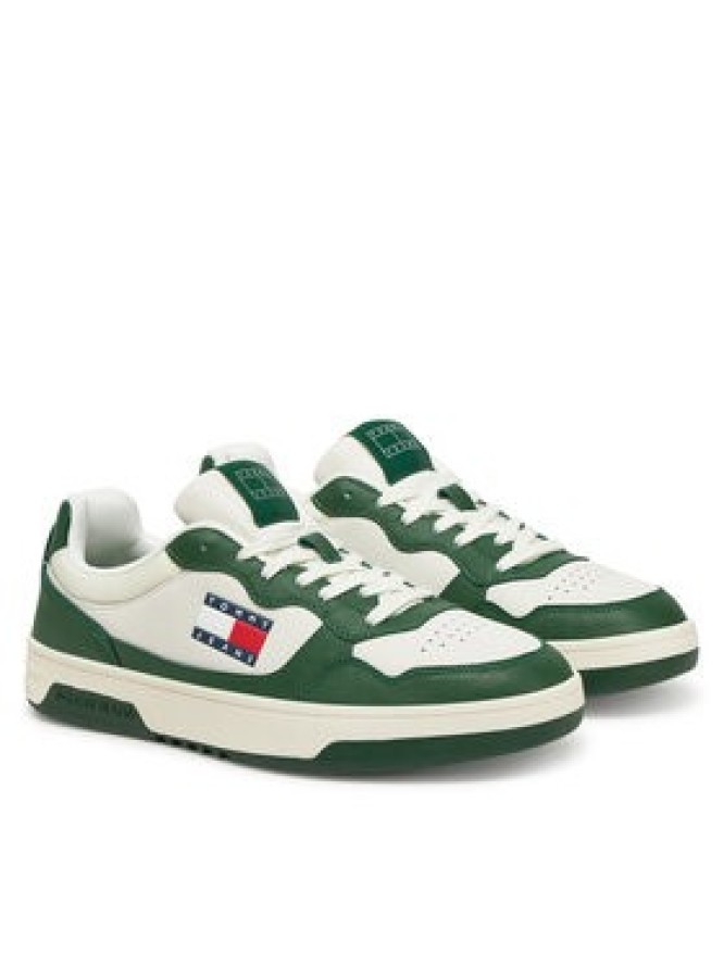 Tommy Jeans Sneakersy (New) Tjm Cupsole Leather Ess EM0EM01443 Biały