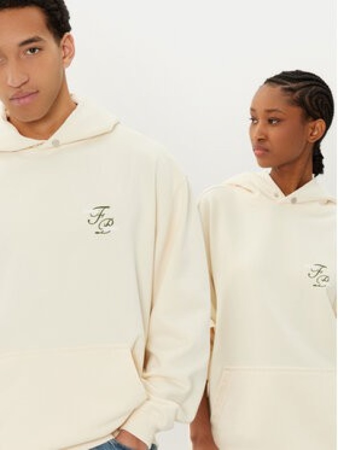 Filling Pieces Bluza Unisex Topiary 8069984 Écru Regular Fit