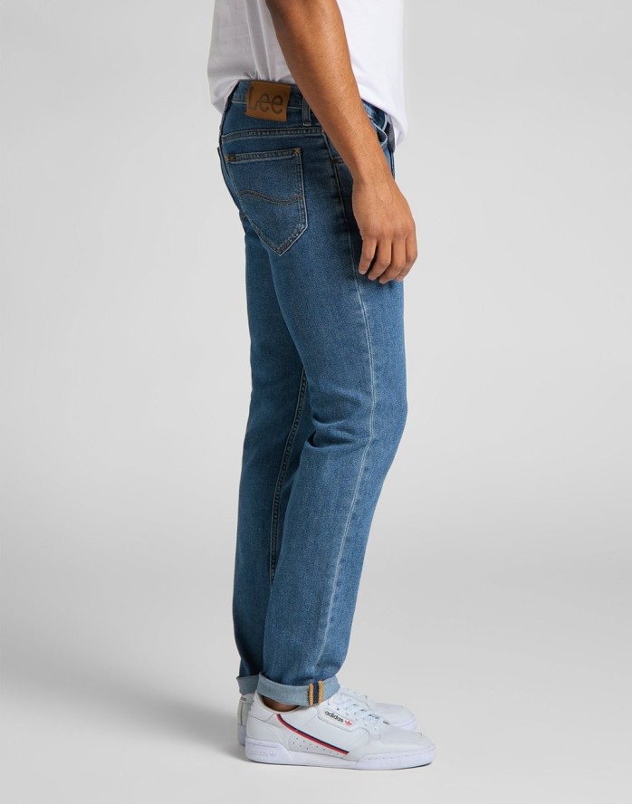 LEE Rider MĘSKIE SPODNIE JEANSOWE MID STONE L701MG44 112117619