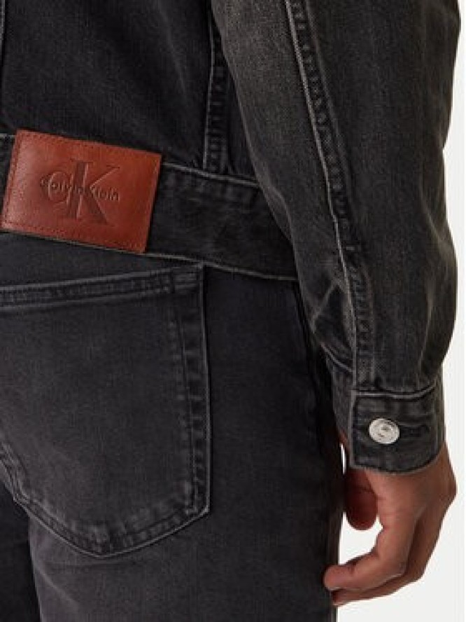 Calvin Klein Jeans Kurtka jeansowa Classic LV04RE765G Czarny Regular Fit