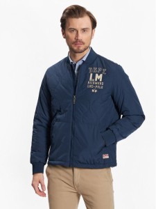 La Martina Kurtka przejściowa VMO300 PL028 Granatowy Regular Fit