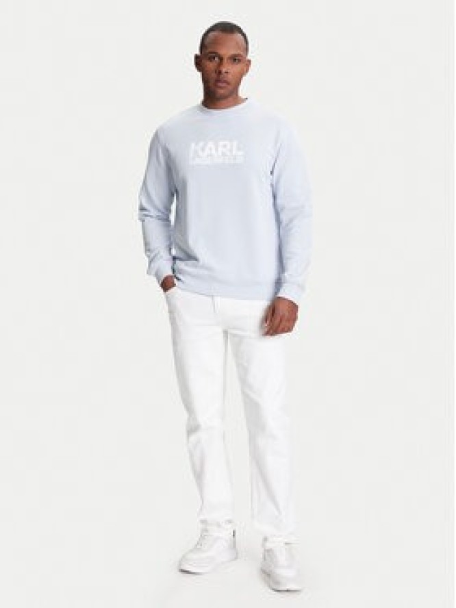 KARL LAGERFELD Bluza 705091 553917 Błękitny Regular Fit