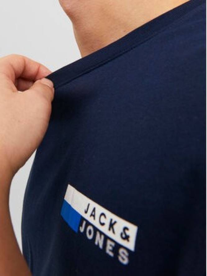 Jack & Jones T-Shirt Corp 12233999 Granatowy Standard Fit
