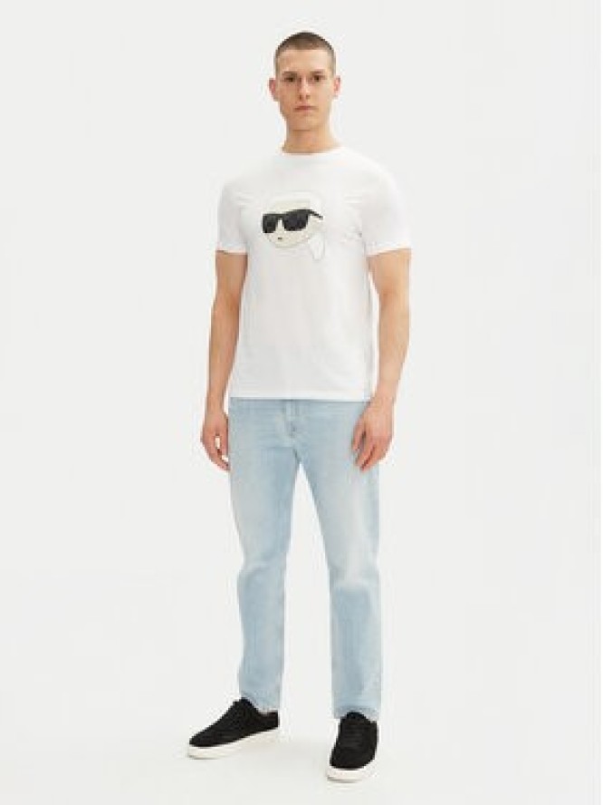 KARL LAGERFELD T-Shirt 755073 552251 Biały Regular Fit