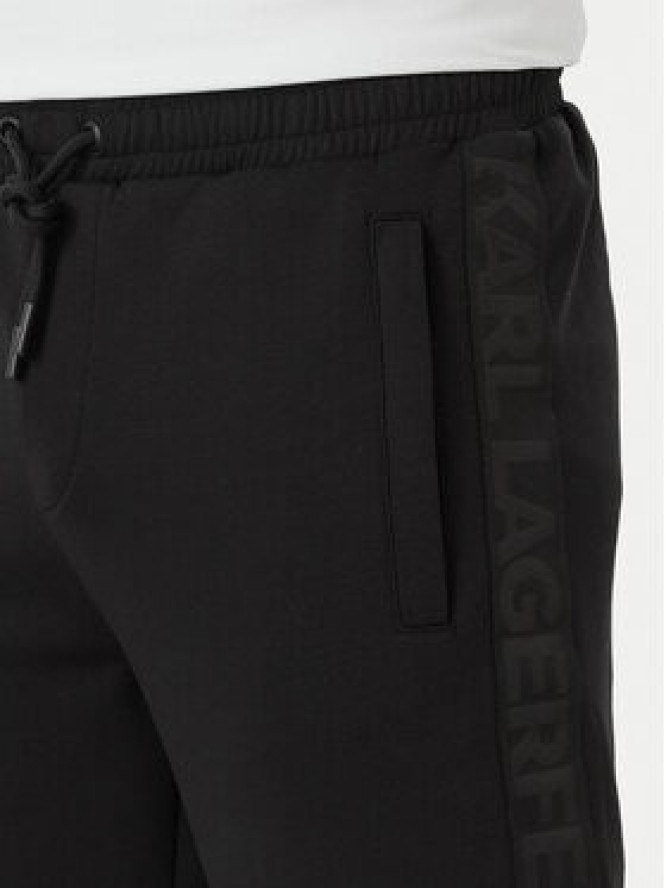 KARL LAGERFELD Spodnie dresowe 705016 562901 Czarny Regular Fit