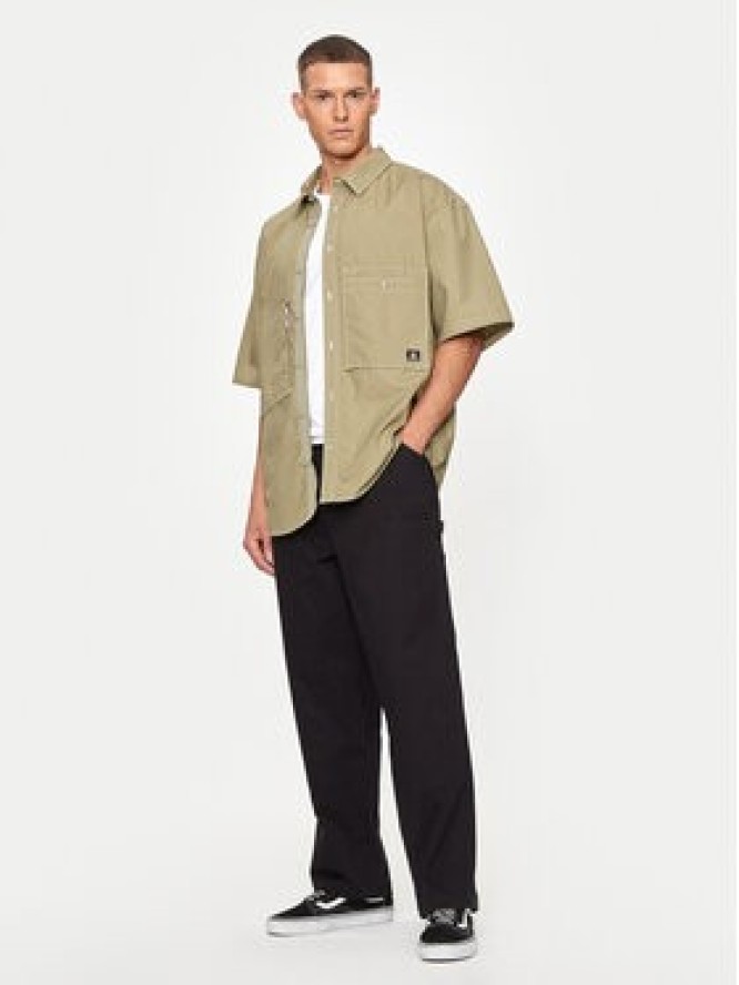 Converse Koszula M Wordmark Utility Shirt 10026433-A02 Khaki Regular Fit