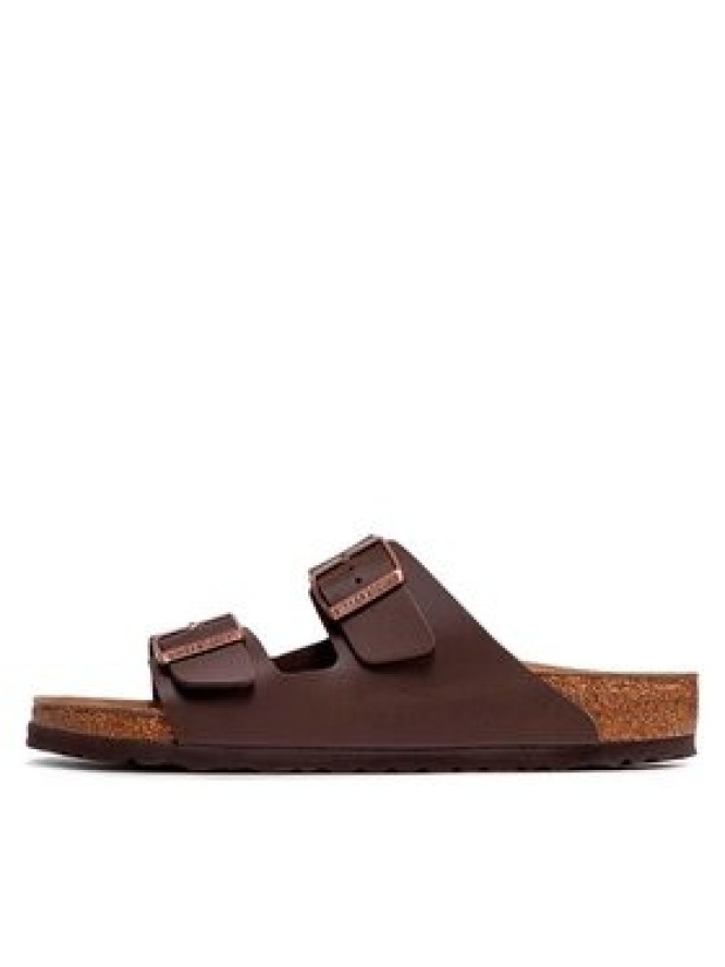 Birkenstock Klapki Arizona Birko-Flor 0051701 Brązowy