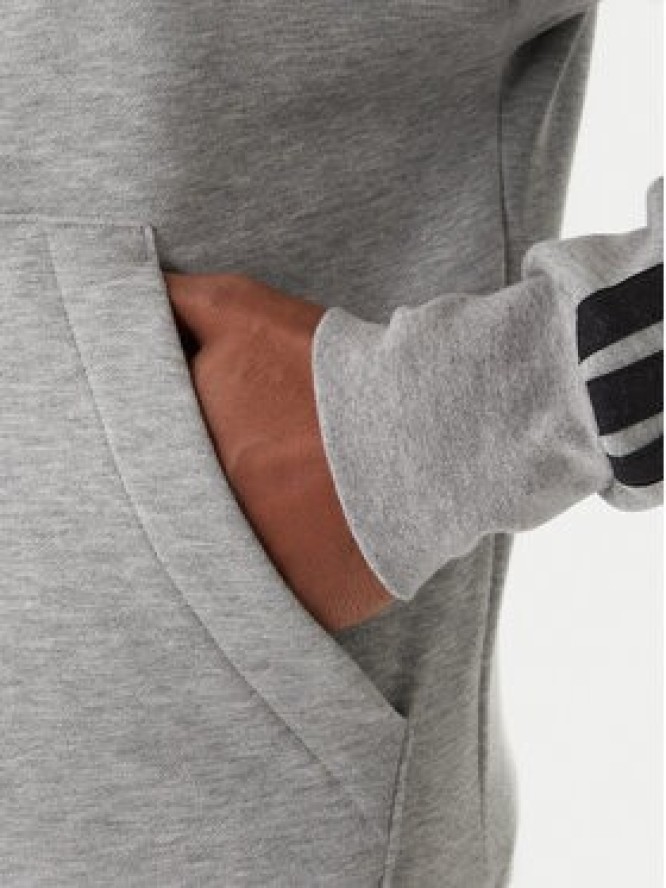adidas Bluza Essentials 3-Stripes JE6302 Szary Regular Fit