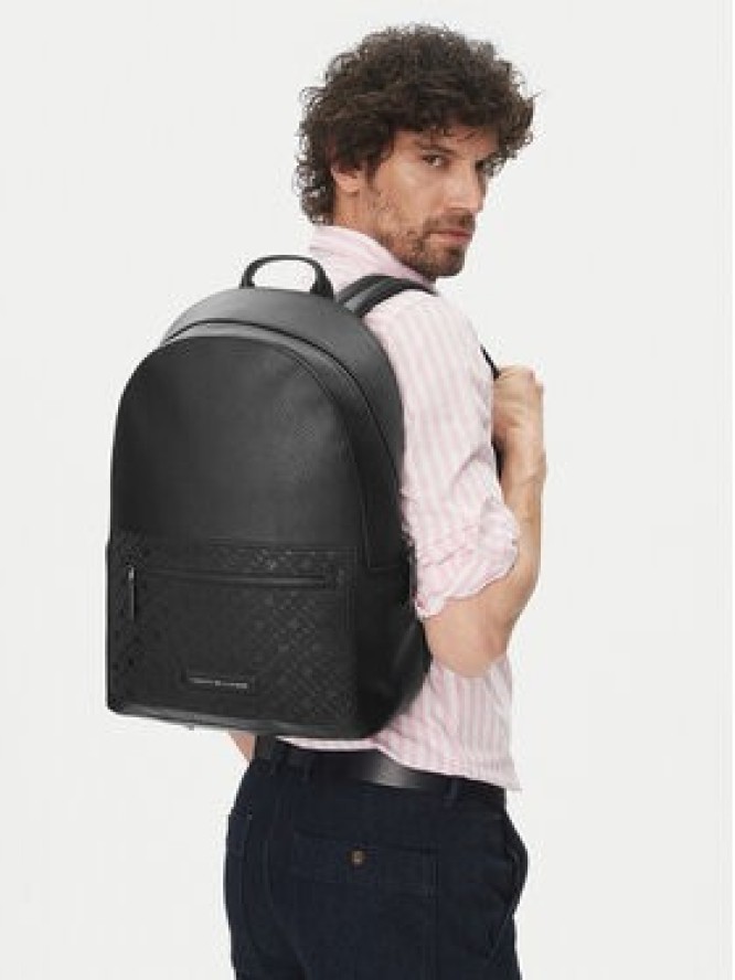 Tommy Hilfiger Plecak Th Monogram Backpack AM0AM13208 Czarny