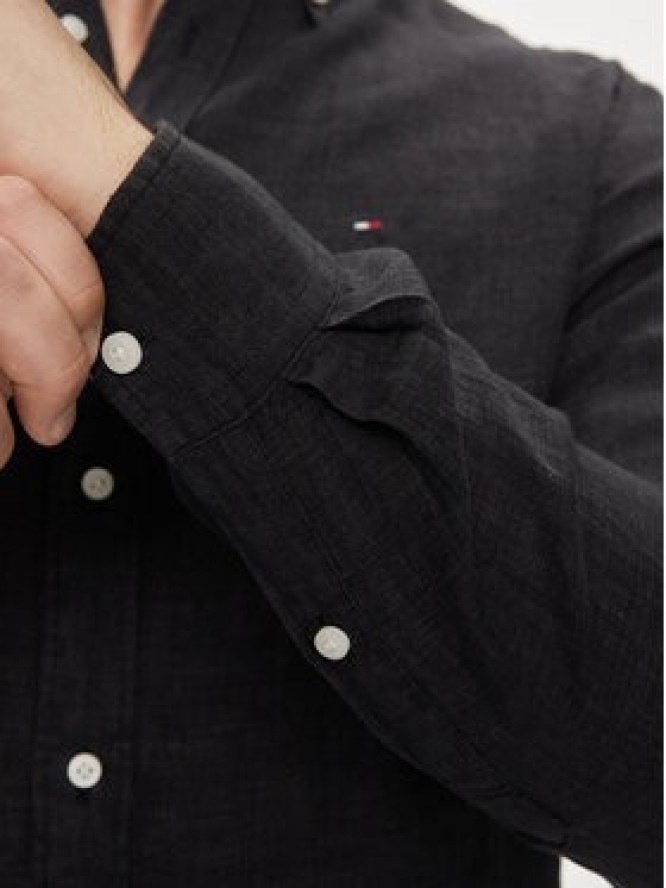 Tommy Hilfiger Koszula MW0MW34602 Czarny Regular Fit