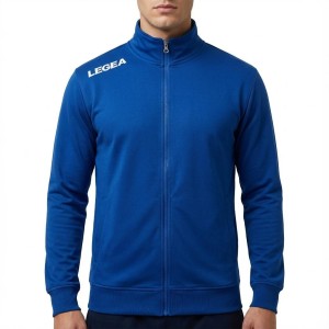 Męska Bluza Treningowa z Kapturem Niebieska