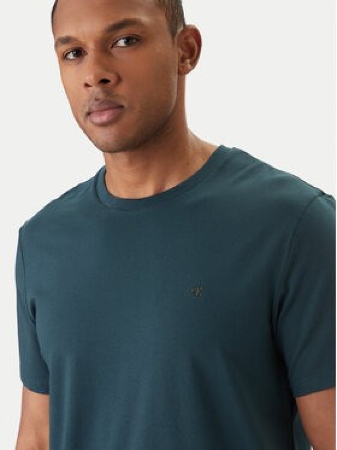 Calvin Klein T-Shirt LV04LC240G Zielony Slim Fit