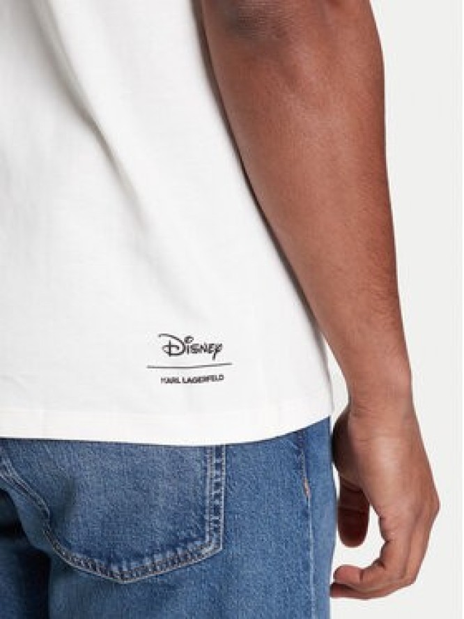 KARL LAGERFELD T-Shirt 755098 553270 Beżowy Regular Fit