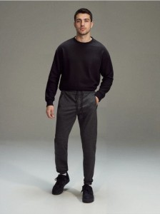 Spodnie dresowe jogger - szary