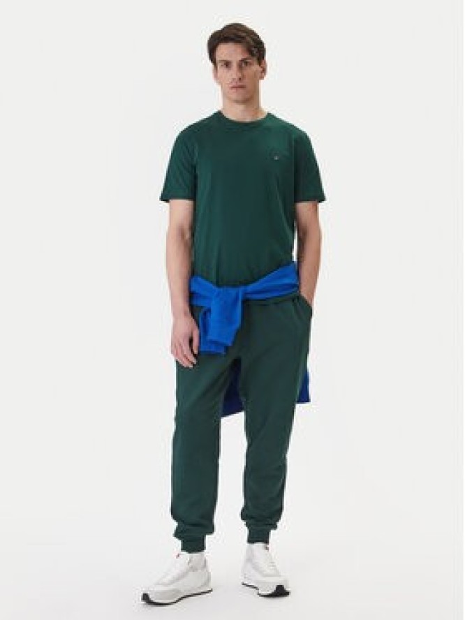 Tommy Hilfiger T-Shirt Ess Seasonal MW0MW39995 Zielony Regular Fit