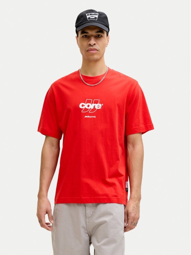 Jack & Jones T-Shirt Club 12289868 Szary Relaxed Fit