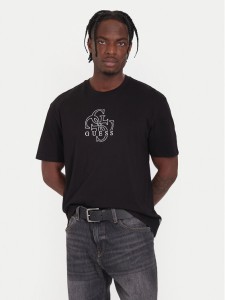 Guess T-Shirt M5BI76 I3Z14 Czarny Relaxed Fit