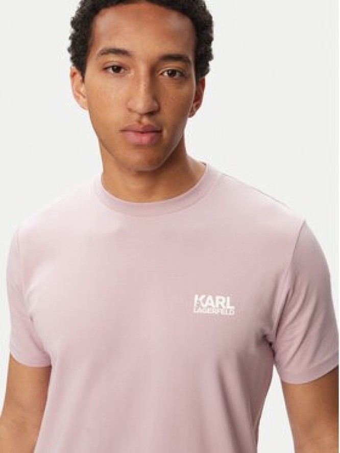 KARL LAGERFELD T-Shirt 755781 563235 Różowy Regular Fit