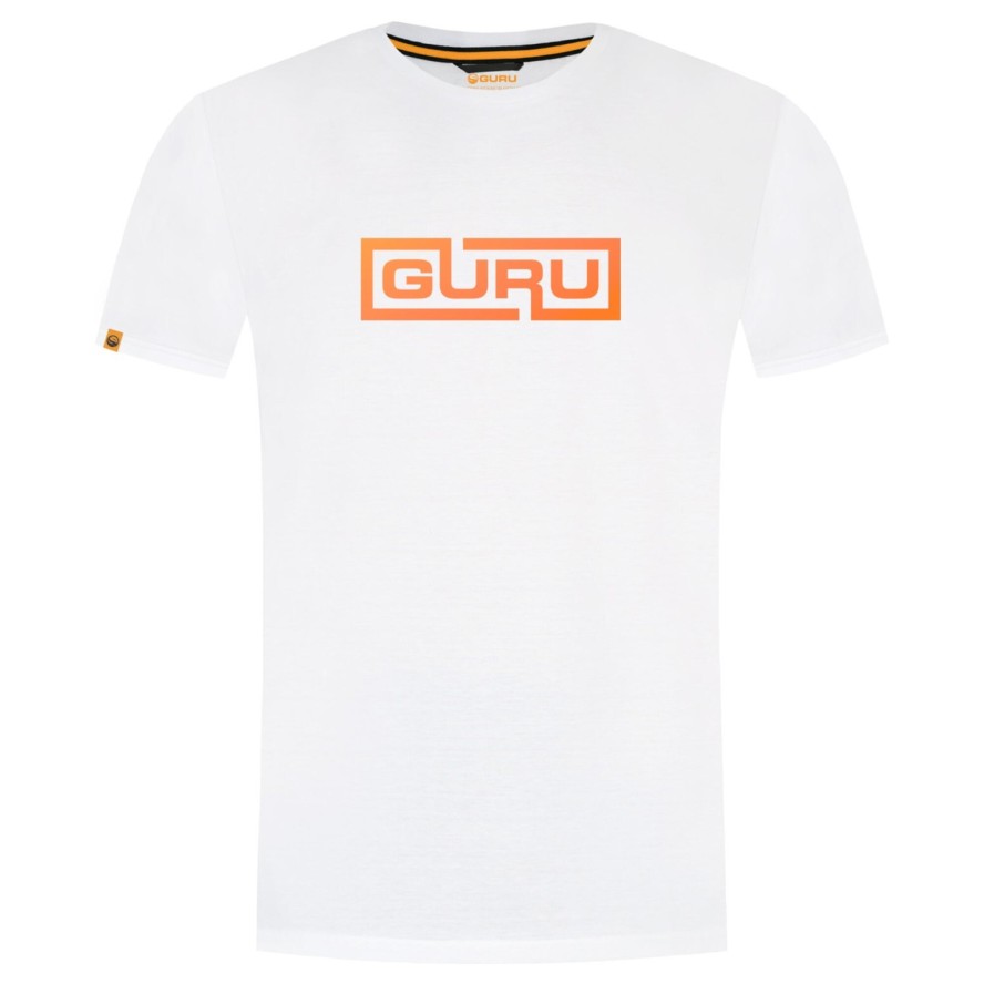 Koszulka Wędkarska T-Shirt Guru Gradient Connect Tee White