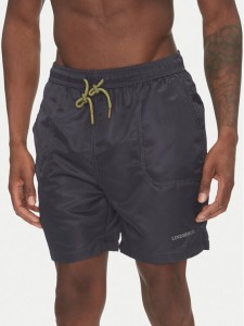 Lindbergh Szorty kąpielowe 30-505056 Granatowy Relaxed Fit
