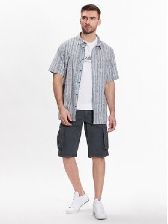 Quiksilver Koszula Tracks EQYWT04463 Szary Regular Fit