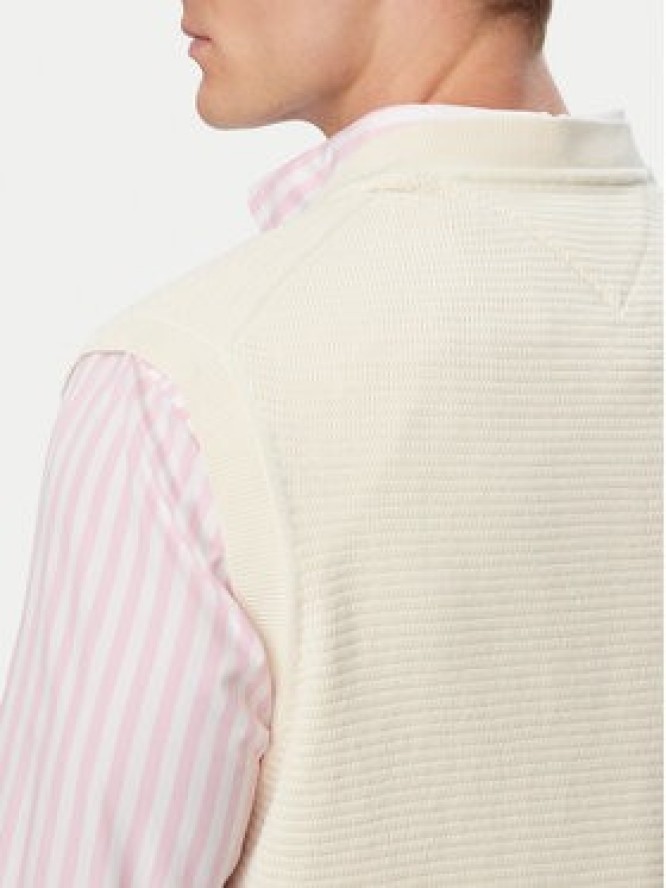 Tommy Hilfiger Sweter MW0MW43244 Kremowy Regular Fit