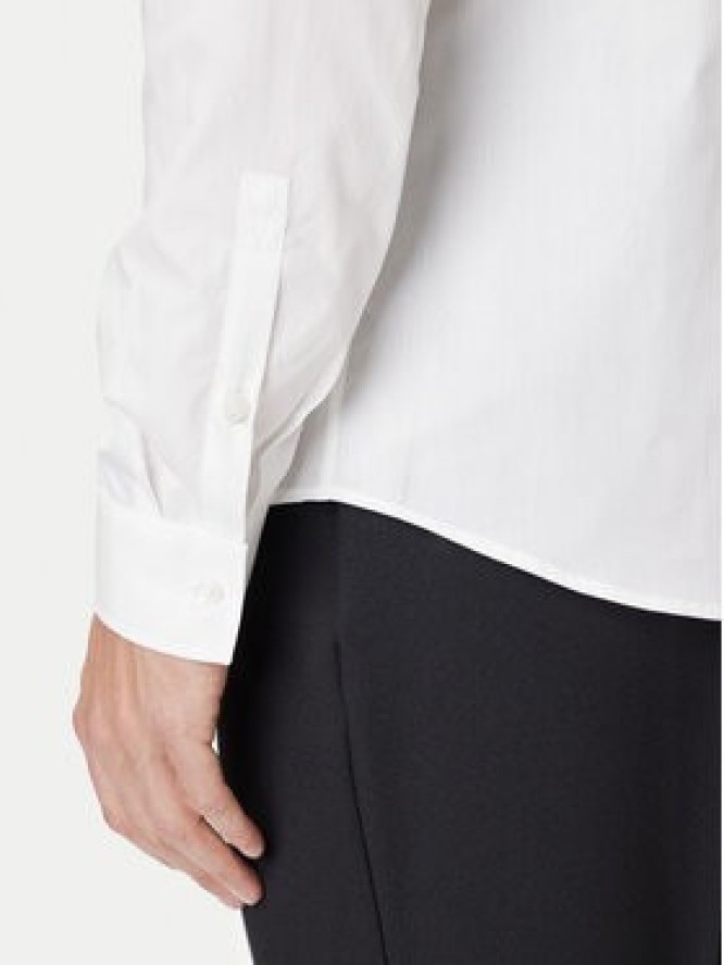 Versace Jeans Couture Koszula 79GALKS2 CN00K Biały Slim Fit