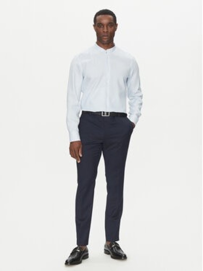 BOSS Koszula H-HANK-standup-214 50539233 Błękitny Slim Fit