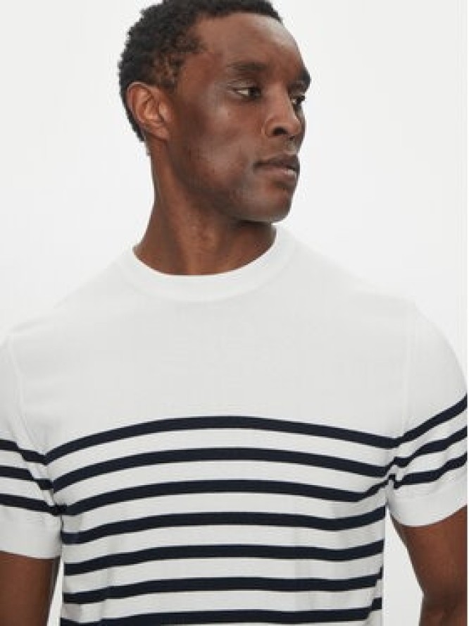 Hechter Paris Sweter 65016 151801 Granatowy Regular Fit