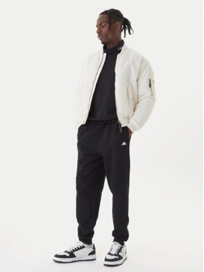 Kappa Spodnie dresowe 351Y41W 005 Czarny Regular Fit